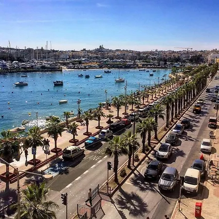 Apartament Bright 2-bedroom Near Promenade & Sliema Ferry To Valletta *